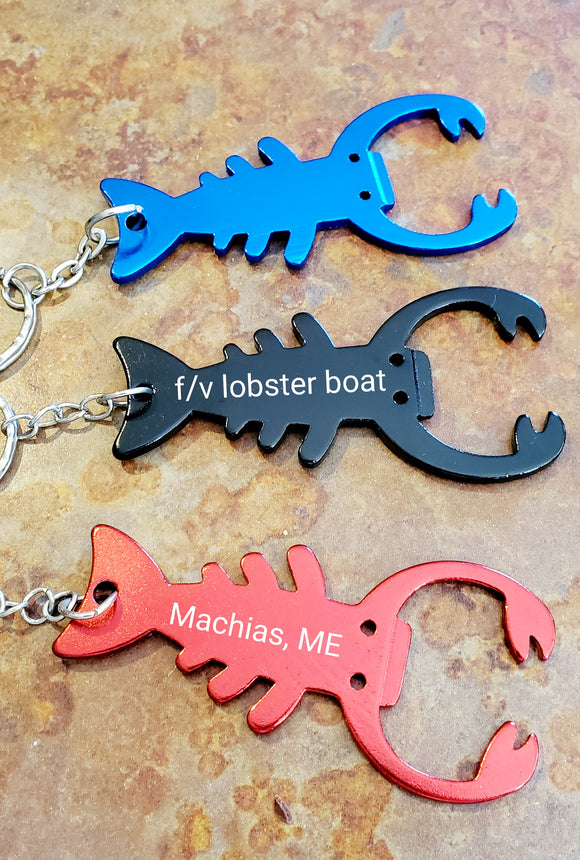 Custom Lobster Keychain