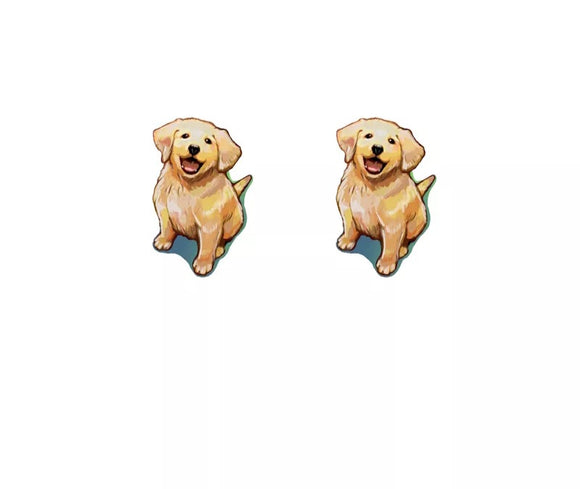 Labrador Puppy Earrings
