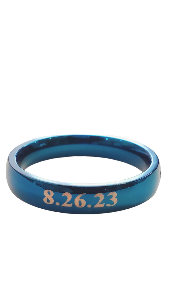 Custom Blue Ring
