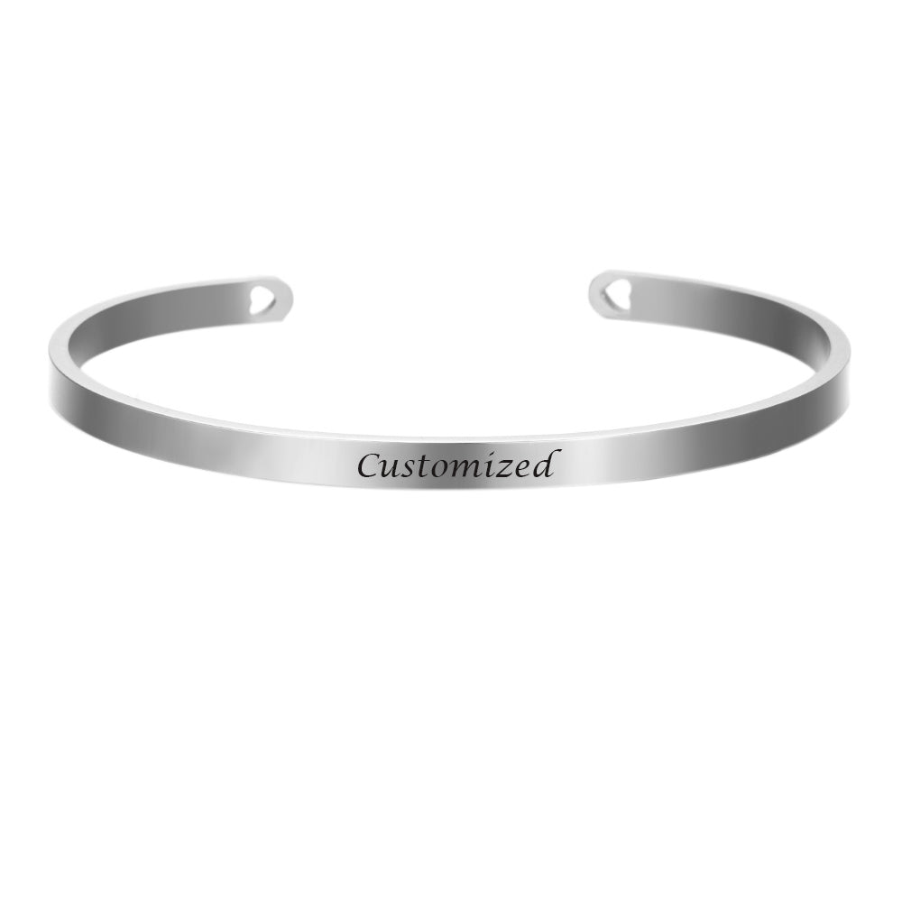 Name band bracelet top