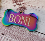 Stainless Steel Bone Shaped Dog Tag
